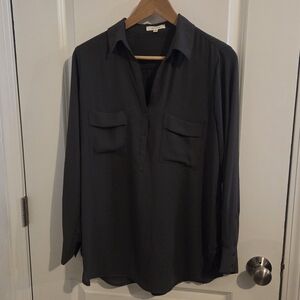 Pleione‎ Utility Button Blouse Size S